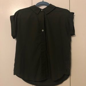 Dark Green Blouse